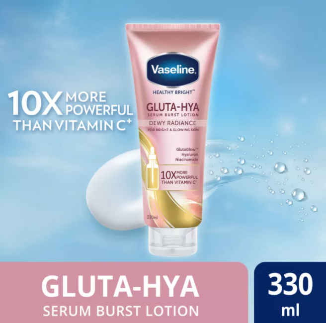 Vaseline® Gluta-Hya Smooth Radiance Serum Burst Lotion