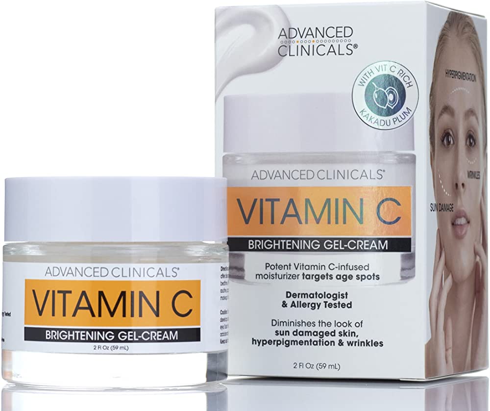 Advanced Clinicals Vitamin C Brightening Gel Cream | Thebeautyprismng.com