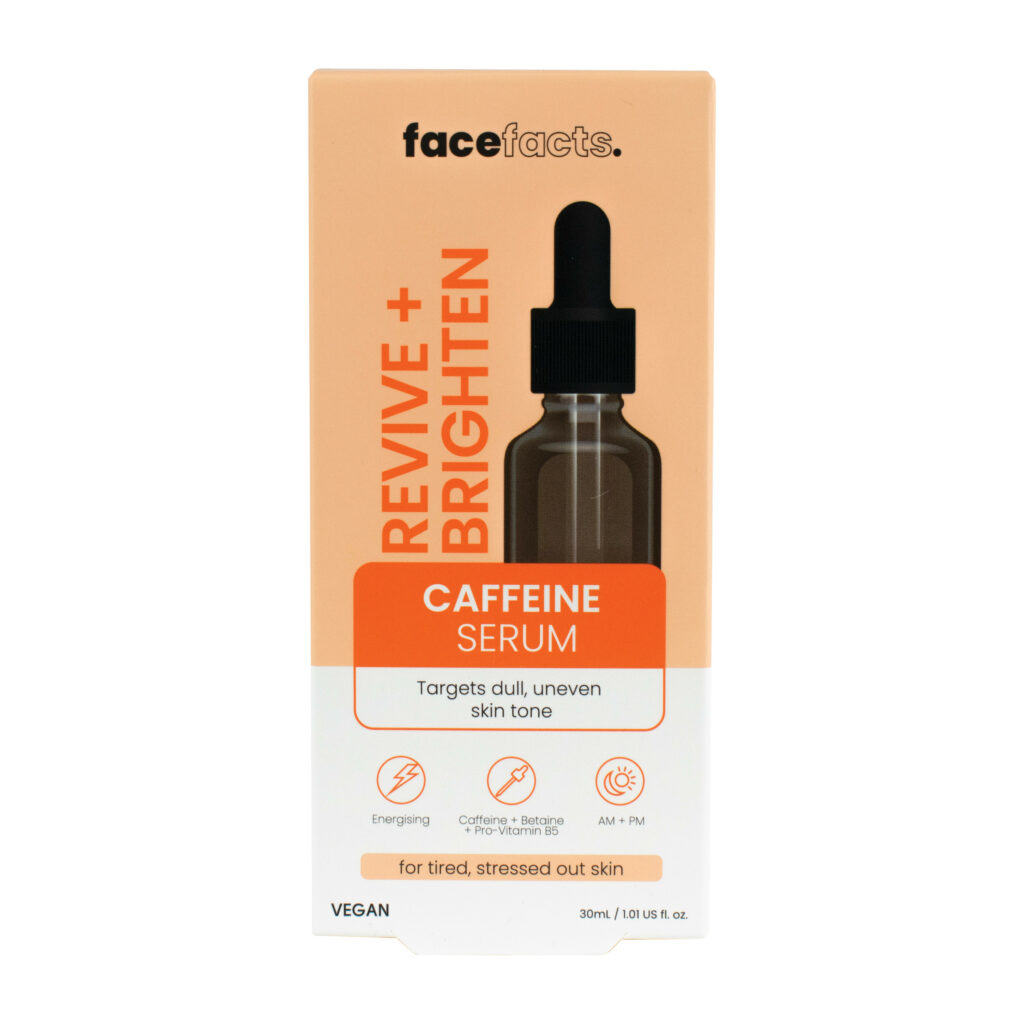 FaceFacts Revive & Brighten Energising Caffeine Facial Serum