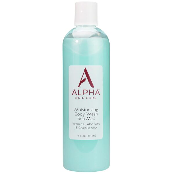 Alpha Skincare Moisturizing Body Wash Vitamin E, Aloe Vera & Glycolic AHA