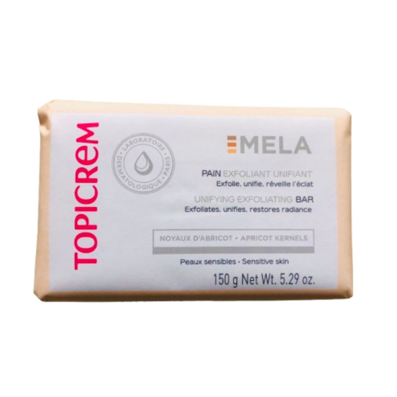 Topicrem Mela Unifying Exfoliating Bar - 150G