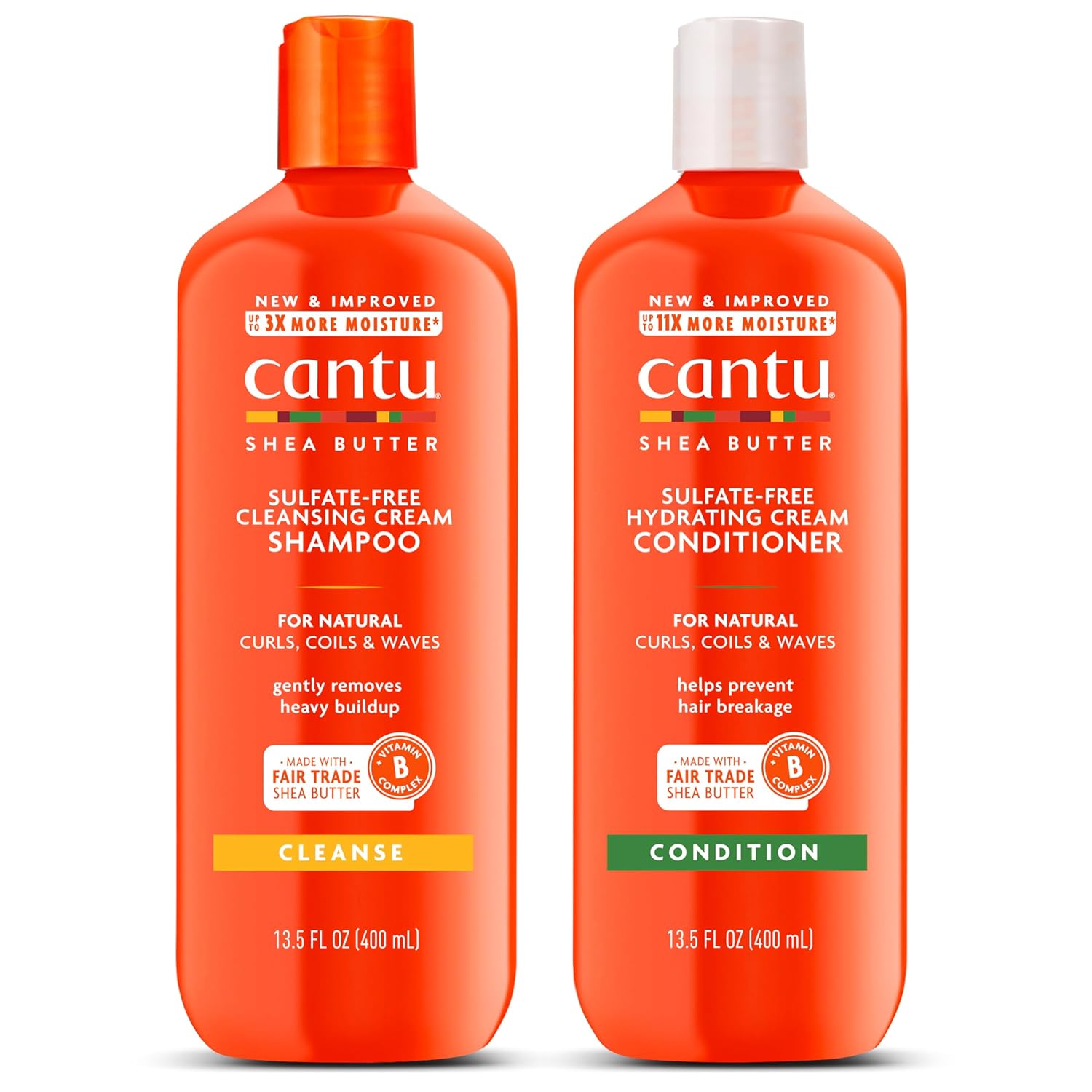 Cantu Shampoo & Conditioner with Shea Butter Set