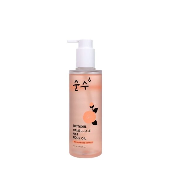 PrettySkin Camellia & Oat Body Oil - 200ml