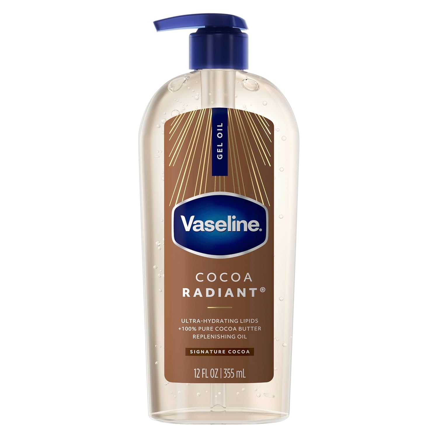 Vaseline Intensive Care Cocoa Radiant Body Oil USA - 12oz
