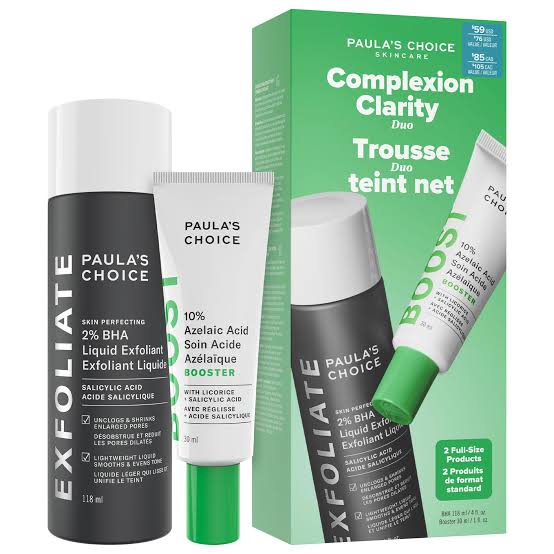 Paulas Choice Complexion Clarity Duo with Salicylic Acid & Azelaic Acid - 118ml & 30ml
