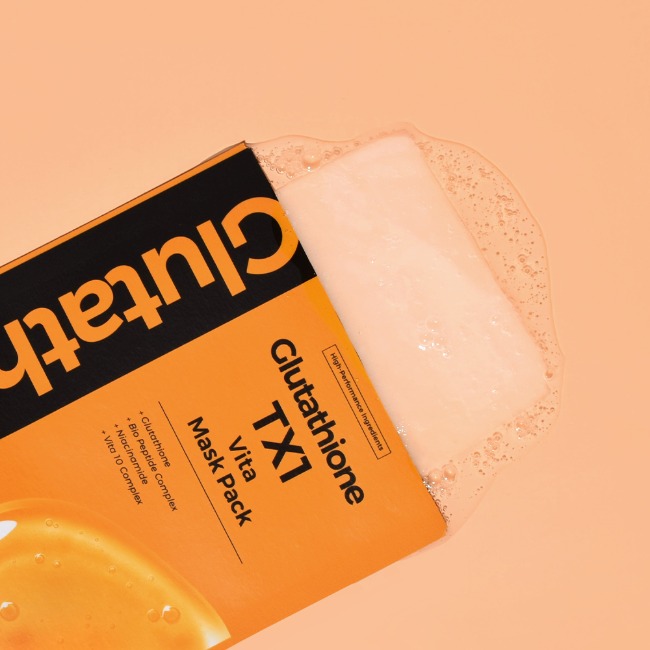 glutathione covid treatment PRETTYSKIN Glutathione TX1 Peptide Sheet Mask - 1Pc