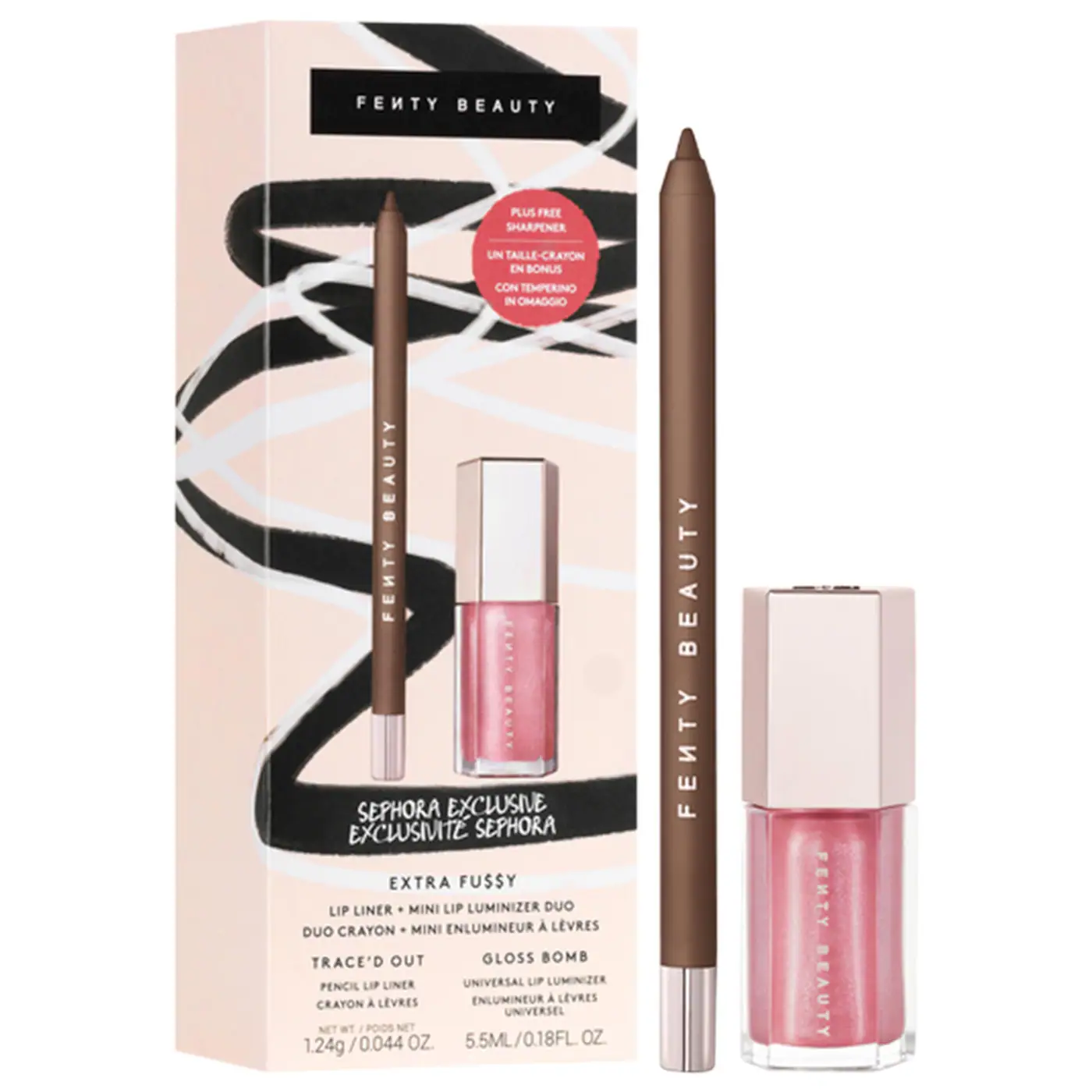 Fenty Beauty Extra Fu$$y Lip Liner + Mini Lip Luminizer Duo