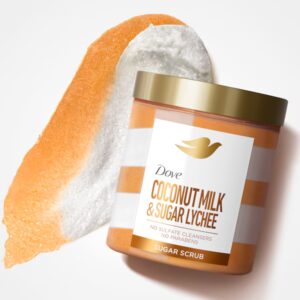 Dove Body Sugar Scrub Coconut Milk & Sugar Lychee - 15oz