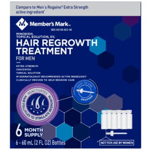 Member’s Mark Hair Regrowth Treatment Extra Strength 60ml - Pack of 6