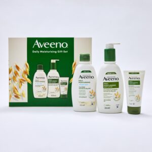 Aveeno Daily Moisturising Gift Set For Normal To Dry Skin. Pack of 3