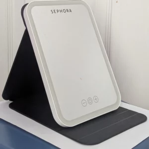 Sephora Black and White Foldable LED Makeup Mirror