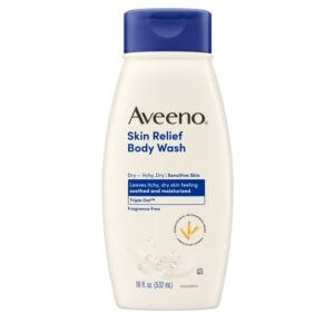 Aveeno Skin Relief Free Body Wash for Sensitive, Itchy and Dry Skin - 532ml